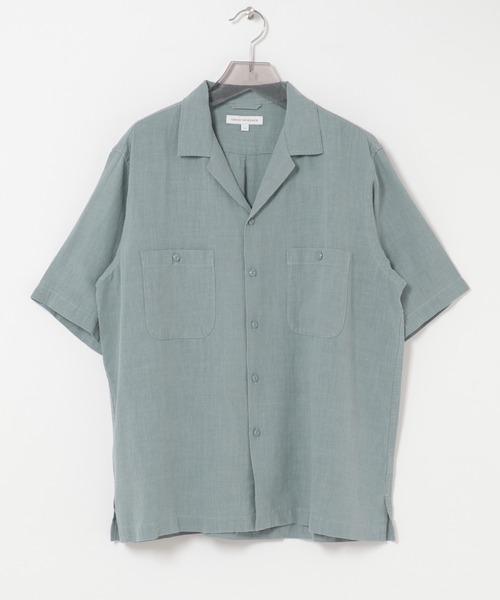 URBAN RESEARCH（アーバンリサーチ）の「SANDWASH LINEN OPEN SHIRTS（シャツ/ブラウス・メンズ・オレンジ/ホワイト/ライトブルー/ネイビー・MEDIUM/LARGE）」の18枚目の写真