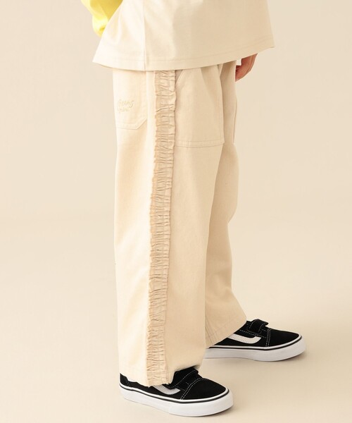 BEAMS mini(ビームスミニ)の「【WEB限定】サイドフリル デニム 2026FW(90~140cm)女の子 フリル 通園 通学(その他パンツ・キッズ・ナチュラル/インディゴブルー・90/120/110/100/140/130)」の5枚目の写真