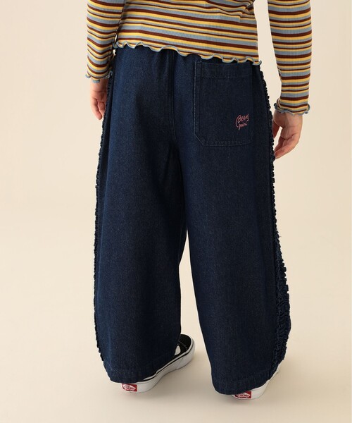 BEAMS mini(ビームスミニ)の「【WEB限定】サイドフリル デニム 2026FW(90~140cm)女の子 フリル 通園 通学(その他パンツ・キッズ・ナチュラル/インディゴブルー・90/120/110/100/140/130)」の7枚目の写真