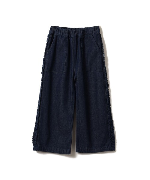 BEAMS mini(ビームスミニ)の「【WEB限定】サイドフリル デニム 2026FW(90~140cm)女の子 フリル 通園 通学(その他パンツ・キッズ・ナチュラル/インディゴブルー・90/120/110/100/140/130)」の12枚目の写真