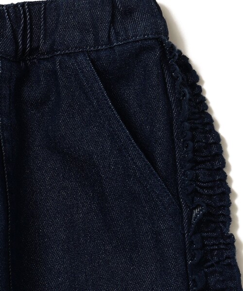 BEAMS mini(ビームスミニ)の「【WEB限定】サイドフリル デニム 2026FW(90~140cm)女の子 フリル 通園 通学(その他パンツ・キッズ・ナチュラル/インディゴブルー・90/120/110/100/140/130)」の16枚目の写真