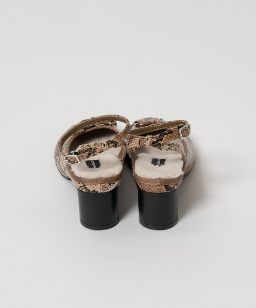 MAISON SPECIAL（メゾンスペシャル）の「2WAY Ballet Mules/2WAYバレエミュール（その他シューズ・レディース・パイソン/レッド/ブラック・38/37/36）」の14枚目の写真