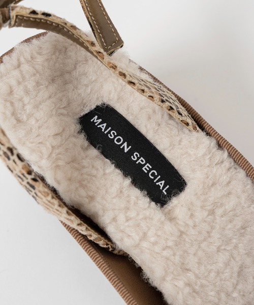 MAISON SPECIAL（メゾンスペシャル）の「2WAY Ballet Mules/2WAYバレエミュール（その他シューズ・レディース・パイソン/レッド/ブラック・38/37/36）」の16枚目の写真