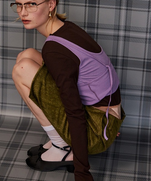 MAISON SPECIAL（メゾンスペシャル）の「2WAY Ballet Mules/2WAYバレエミュール（その他シューズ・レディース・パイソン/レッド/ブラック・38/37/36）」の20枚目の写真