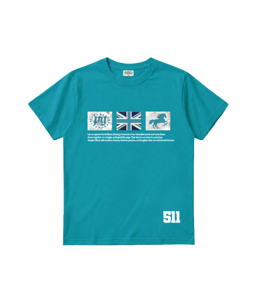 PAGESIISII(ページシシ)の「PGスタープリンティングスタンダードフィット半袖Tシャツアクアブルー(Tシャツ/カットソー・レディース・その他・MEDIUM)」の2枚目の写真