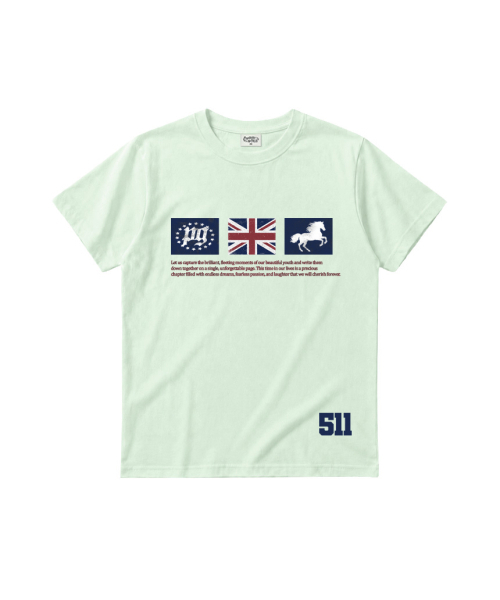 PAGESIISII(ページシシ)の「PGスタープリンティングスタンダードフィット半袖Tシャツアクアブルー(Tシャツ/カットソー・レディース・その他・MEDIUM)」の6枚目の写真