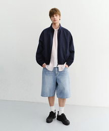CLASSIC BAGGY DENIM SHORTS_UDPA6B325_LIGHT BLUE