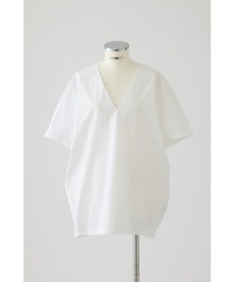 RIM.ARK | Gather sleeve v-neck PO(ギャザー スリーブ Vネック プルオーバー)(Tシャツ/カットソー)
