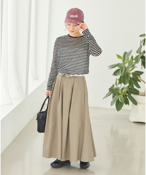 Dickies(ディッキーズ)の「【Dickies × JS】 タックスカート(スカート・レディース・ブラック/ベージュ・36/38)」の4枚目の写真