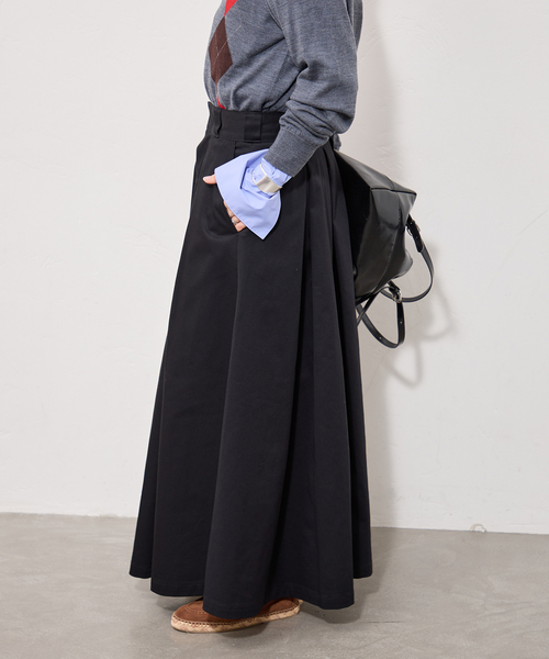 Dickies(ディッキーズ)の「【Dickies × JS】 タックスカート(スカート・レディース・ブラック/ベージュ・36/38)」の7枚目の写真