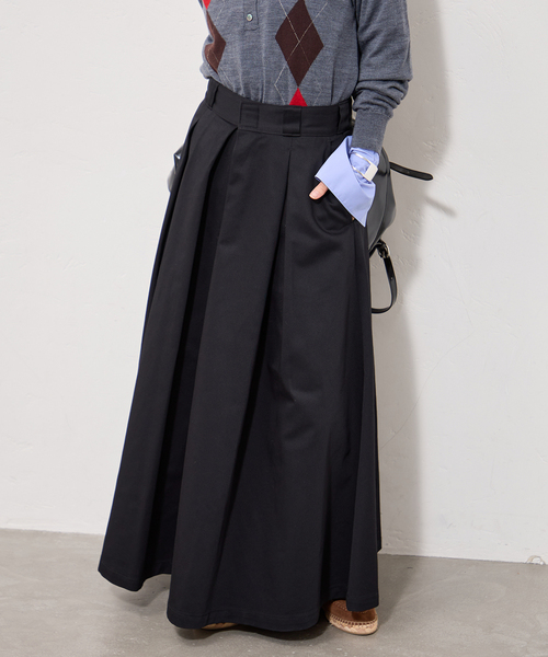 Dickies(ディッキーズ)の「【Dickies × JS】 タックスカート(スカート・レディース・ブラック/ベージュ・36/38)」の8枚目の写真