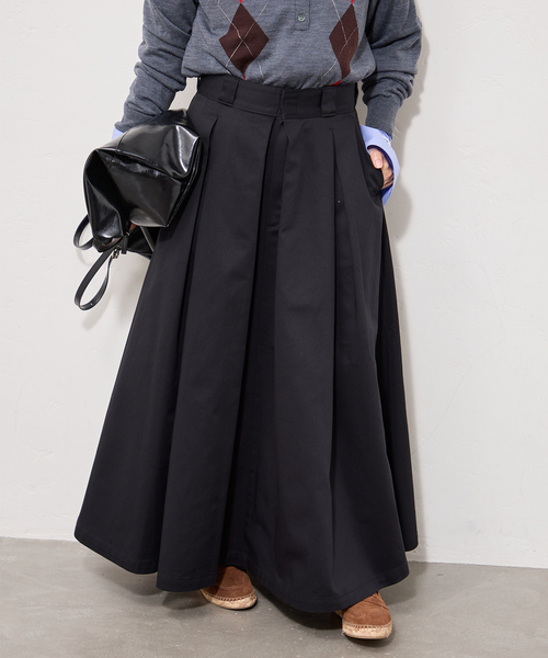 Dickies(ディッキーズ)の「【Dickies × JS】 タックスカート(スカート・レディース・ブラック/ベージュ・36/38)」の9枚目の写真