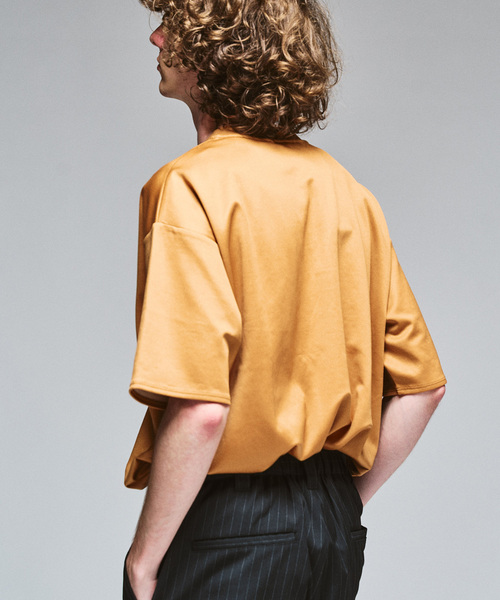 417 EDIFICE（フォーワンセブンエディフィス）の「ツートーン 2B ヘンリーネック（Tシャツ/カットソー・メンズ・オレンジ系その他/ブルー系その他/ブラックミックス/ライトグレー・LARGE/MEDIUM）」の5枚目の写真