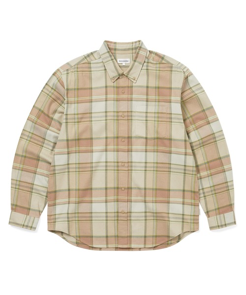 thisisneverthat(ディスイズネバーザット)の「Flannel Check Shirt(シャツ/ブラウス・メンズ・コーラル/グレー/ブルー系その他4・XL/S/L/M)」の1枚目の写真