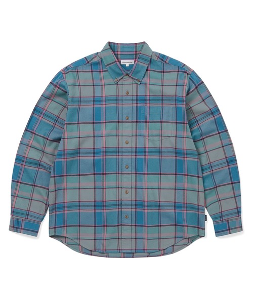 thisisneverthat(ディスイズネバーザット)の「Flannel Check Shirt(シャツ/ブラウス・メンズ・コーラル/グレー/ブルー系その他4・XL/S/L/M)」の3枚目の写真