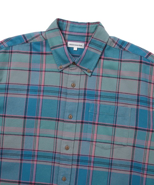 thisisneverthat(ディスイズネバーザット)の「Flannel Check Shirt(シャツ/ブラウス・メンズ・コーラル/グレー/ブルー系その他4・XL/S/L/M)」の8枚目の写真