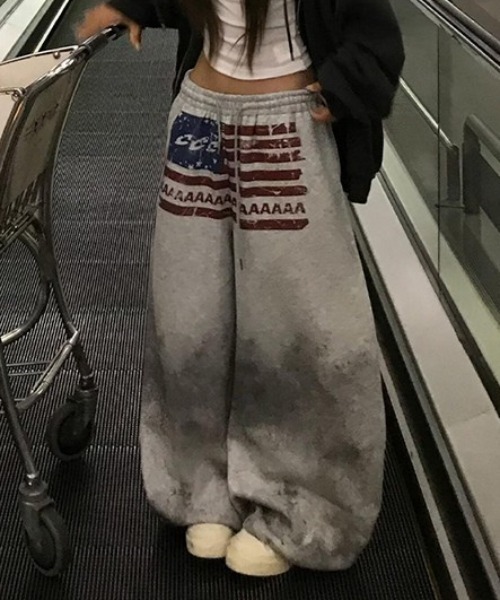 Vipoa(ヴィポア)の「Vintage american sweat pants(スウェットパンツ・レディース・ライトグレー・FREE)」の10枚目の写真