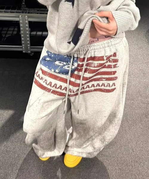 Vipoa(ヴィポア)の「Vintage american sweat pants(スウェットパンツ・レディース・ライトグレー・FREE)」の11枚目の写真