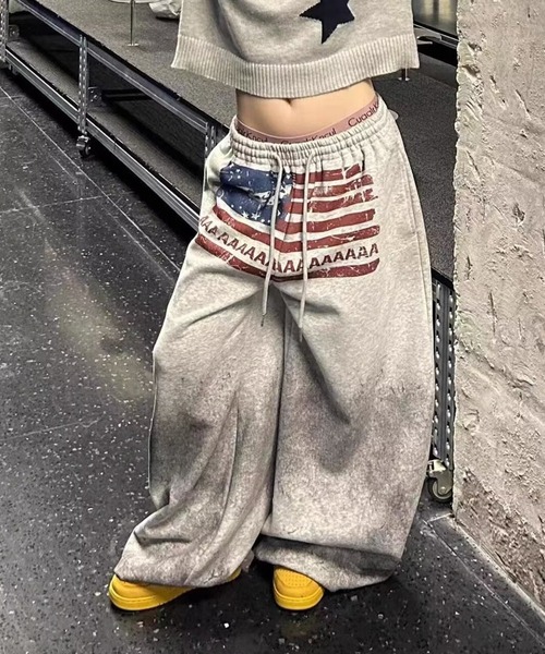 Vipoa(ヴィポア)の「Vintage american sweat pants(スウェットパンツ・レディース・ライトグレー・FREE)」の6枚目の写真