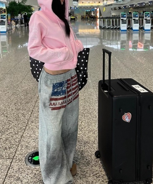 Vipoa(ヴィポア)の「Vintage american sweat pants(スウェットパンツ・レディース・ライトグレー・FREE)」の3枚目の写真