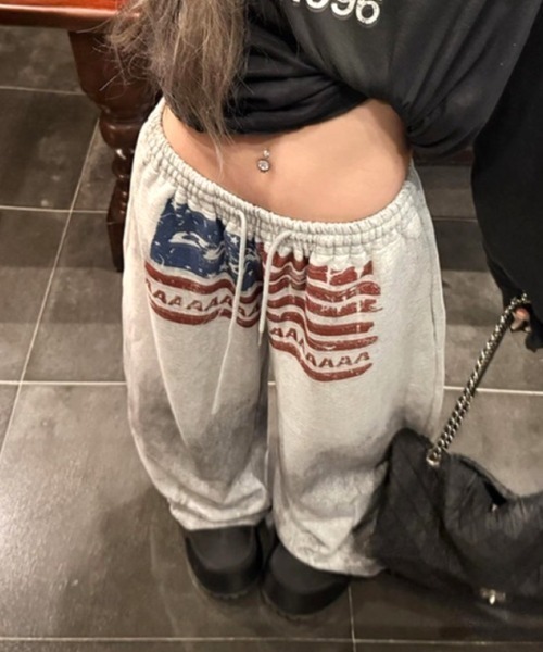 Vipoa(ヴィポア)の「Vintage american sweat pants(スウェットパンツ・レディース・ライトグレー・FREE)」の7枚目の写真