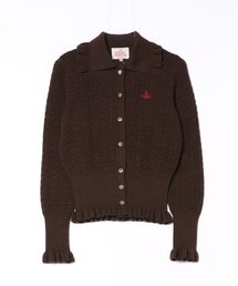 Vivienne Westwood MANフード付きカーディガン ブラウン Vivienne Westwood MAN｜ヴィヴィアンウエストウッドマンの