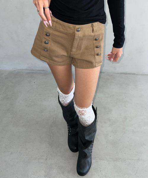 Bamm(バム)の「ナポレオンショートパンツ(その他パンツ・レディース・ベージュ/ブラウン/ブラック・FREE)」の19枚目の写真