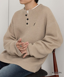 ハマグリステッチ パフスリーブ ニット ‐ウォッシャブル‐（ニット