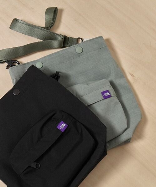 THE NORTH FACE PURPLE LABEL(ザ ノースフェイス パープルレーベル)の「【THE NORTH FACE PURPLE LABEL/ザ・ノース・フェイス パープルレーベル】Mountain Wind Multi Bag/マウンテン ウィンド マルチバッグ/通勤/軽量(ショルダーバッグ・レディース・セージグリーン/グレー/ブラック・FREE)」の7枚目の写真