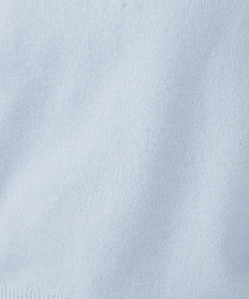 NATURAL BEAUTY BASIC(ナチュラルビューティーベーシック)の「レースVネックニット(ニット/セーター・レディース・グレー/ブルー/イエロー・FREE)」の4枚目の写真