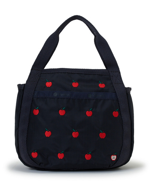LeSportsac（レスポートサック）の「SMALL JENNI レッドアップルエンブロイダリー（ショルダーバッグ・レディース・ブルー・FREE）」の6枚目の写真