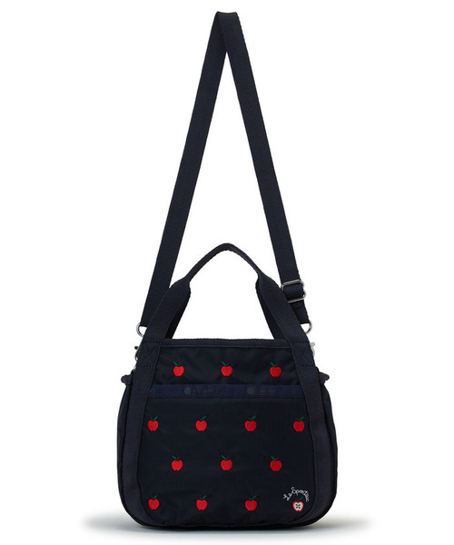 LeSportsac（レスポートサック）の「SMALL JENNI レッドアップルエンブロイダリー（ショルダーバッグ・レディース・ブルー・FREE）」の7枚目の写真