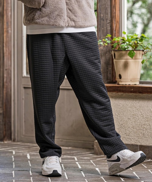 CAMBIO(カンビオ)の「mp15393-Quilt Jacquard Balloon Pants バルーンパンツ(CAM26AW-011)(その他パンツ・メンズ・ブルー/ブラック/チャコール・L/M/S)」の9枚目の写真