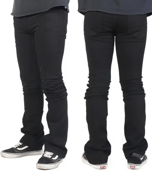 mnml（ミニマル）の「【mnml】X598 SKINNY STACKED DENIM[I]（デニムパンツ・メンズ・ブラック系/ブラック/ホワイト・29/28/32/30/38/36/34）」の17枚目の写真