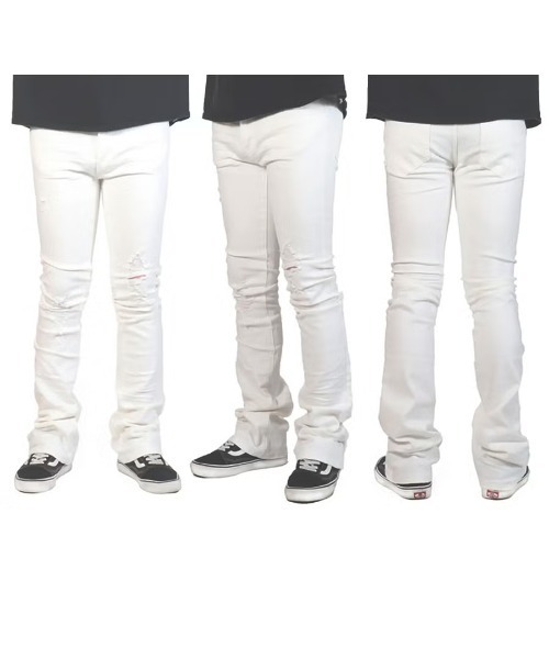 mnml（ミニマル）の「【mnml】X598 SKINNY STACKED DENIM[I]（デニムパンツ・メンズ・ブラック系/ブラック/ホワイト・29/28/32/30/38/36/34）」の22枚目の写真