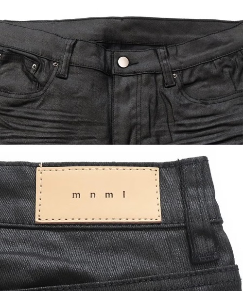 mnml（ミニマル）の「【mnml】X598 SKINNY STACKED DENIM[I]（デニムパンツ・メンズ・ブラック系/ブラック/ホワイト・29/28/32/30/38/36/34）」の10枚目の写真