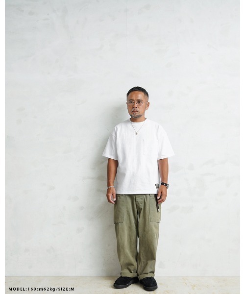 WAIPER.inc(ワイパーインク)の「WAIPER×Goodwear 2W7-16236 VINTAGE S/S ポケット 半袖 Tシャツ(Tシャツ/カットソー・メンズ・ホワイト/ブラック・M/L/XL/XXL)」の5枚目の写真
