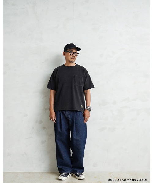 WAIPER.inc(ワイパーインク)の「WAIPER×Goodwear 2W7-16236 VINTAGE S/S ポケット 半袖 Tシャツ(Tシャツ/カットソー・メンズ・ホワイト/ブラック・M/L/XL/XXL)」の8枚目の写真