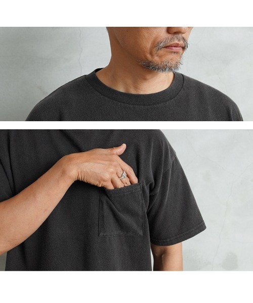 WAIPER.inc(ワイパーインク)の「WAIPER×Goodwear 2W7-16236 VINTAGE S/S ポケット 半袖 Tシャツ(Tシャツ/カットソー・メンズ・ホワイト/ブラック・M/L/XL/XXL)」の10枚目の写真