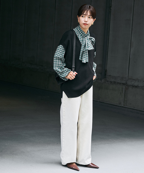 VERMEIL par iena(ヴェルメイユパーイエナ)の「Classic Check ロングシャツ(シャツ/ブラウス・レディース・その他7・FREE)」の19枚目の写真