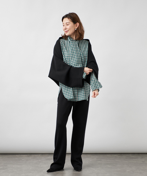 VERMEIL par iena(ヴェルメイユパーイエナ)の「Classic Check ロングシャツ(シャツ/ブラウス・レディース・その他7・FREE)」の5枚目の写真