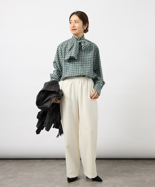 VERMEIL par iena(ヴェルメイユパーイエナ)の「Classic Check ロングシャツ(シャツ/ブラウス・レディース・その他7・FREE)」の7枚目の写真