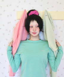 Mellow Stripe Long Sleeve_Mint