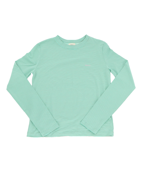 KIKOZY(キコジ)の「Mellow Stripe Long Sleeve_Mint(Tシャツ/カットソー・レディース・その他・FREE)」の5枚目の写真
