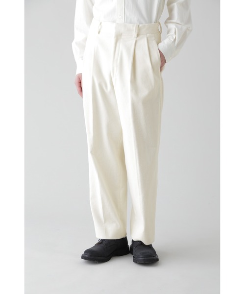 YLEVE(イレーヴ)の「YLEVE / COTTON CORDUROY TR(その他パンツ・メンズ・ホワイト・4/3)」の1枚目の写真