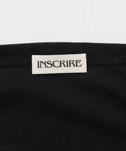 VERMEIL par iena(ヴェルメイユパーイエナ)の「INSCRIRE アンスクリア Wool Fraise Zip up Tee(Tシャツ/カットソー・レディース・ブラック・FREE)」の15枚目の写真