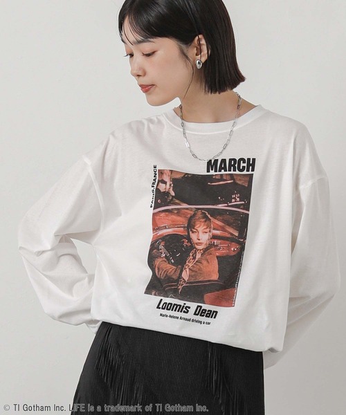 GOOD ROCK SPEED(グッドロックスピード)の「LIFE_LDフォトロンT(Tシャツ/カットソー・レディース・ホワイト・FREE)」の1枚目の写真