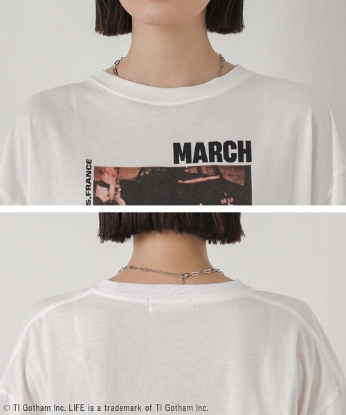 GOOD ROCK SPEED(グッドロックスピード)の「LIFE_LDフォトロンT(Tシャツ/カットソー・レディース・ホワイト・FREE)」の16枚目の写真