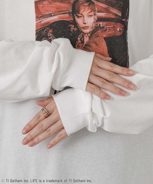 GOOD ROCK SPEED(グッドロックスピード)の「LIFE_LDフォトロンT(Tシャツ/カットソー・レディース・ホワイト・FREE)」の18枚目の写真