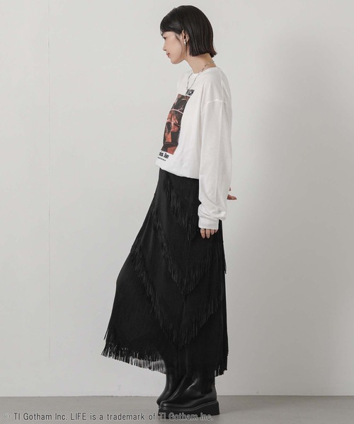GOOD ROCK SPEED(グッドロックスピード)の「LIFE_LDフォトロンT(Tシャツ/カットソー・レディース・ホワイト・FREE)」の3枚目の写真